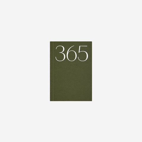 Kinshipped 365 Lay Flat Undated A5 Planner Moss Green Planner Kinshipped    - [store_name]