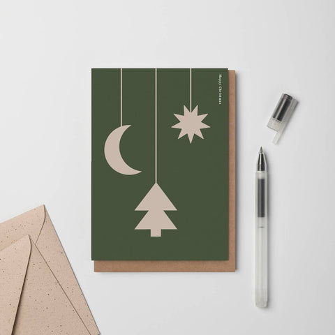Kinshipped Happy Christmas Festive Decoration Card Greeting Card Kinshipped    - [store_name]
