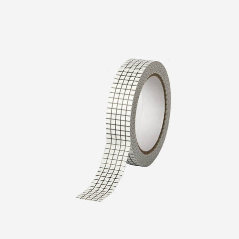 Kinshipped Paper Tape Grid Black Tape Kinshipped    - [store_name]