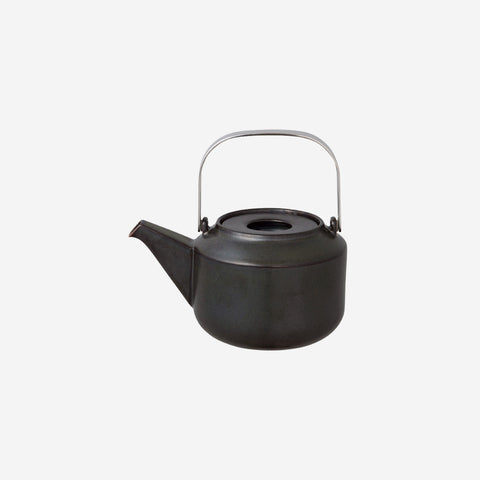 Kinto Leaves To Tea Teapot Black 600ml Teapot Kinto - [store_name]