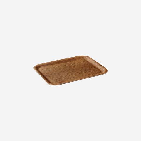 Kinto Nonslip Rectangular Tray Teak Large Tray Kinto - [store_name]