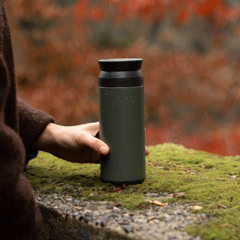 Kinto Travel Tumbler Black 500ml Water Bottle Kinto - [store_name]