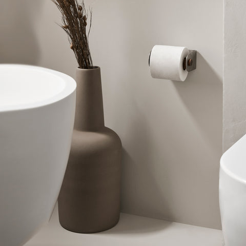 Kristina Dam Dowel Toilet Roll Holder Walnut Sculptures Kristina Dam    - [store_name]