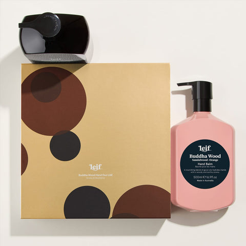 Leif Limited Edition Holiday Buddha Wood Hand Duo Large