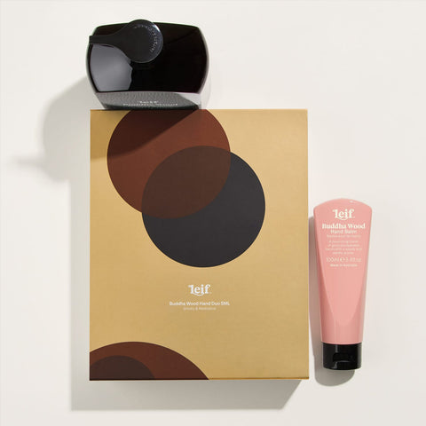 Leif Limited Edition Holiday Buddha Wood Hand Duo Small