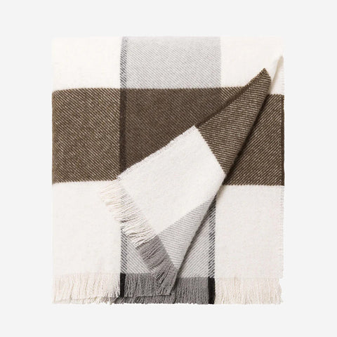 SIMPLE FORM. - LM Home L&M Home Alby Wool Blanket Chocolate Medium - 