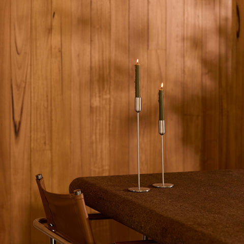 L&M Home Kira Stainless Steel Candle Holder Set Candle Holders LM Home - [store_name]