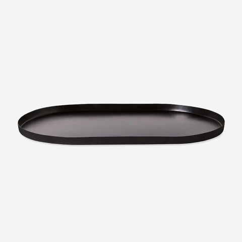SIMPLE FORM. - LM Home L&M Home Mona Grand Oval Tray Black - 