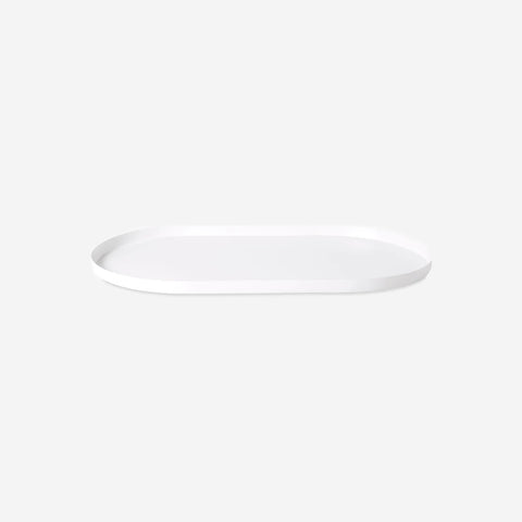 SIMPLE FORM. - LM Home L&M Home Mona Grand Oval Tray Chalk - 