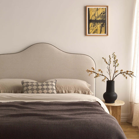 L&M Home Quinn Linen Cushion Black Cushion LM Home - [store_name]