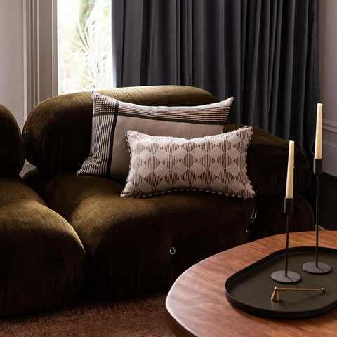 L&M Home Quinn Linen Cushion Bronze Cushion LM Home - [store_name]