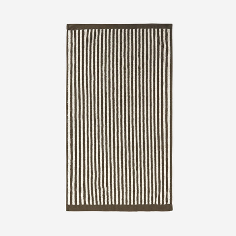 L&M Home Raye Striped Olive Bath Sheet