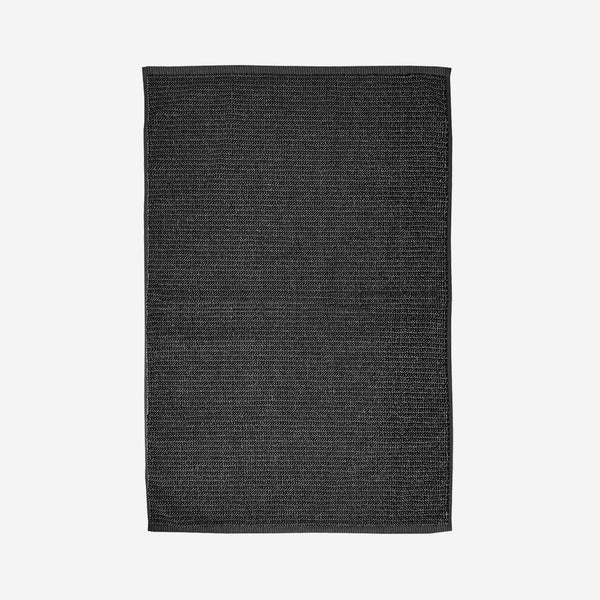 L&M Home Tweed Coal Bath Mat Bathroom Towels Simple Form
