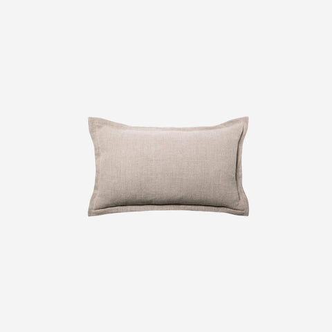 L&M Home Burton Rectangle Linen Cushion Oatmeal Cushion LM Home    - [store_name]