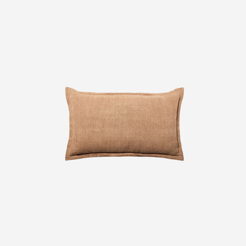 L&M Home Burton Rectangle Linen Cushion Toffee Cushion LM Home - [store_name]