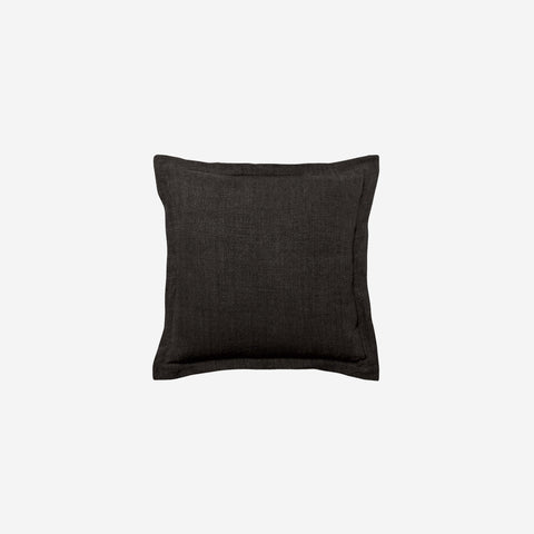 L&M Home Burton Square Linen Cushion Liquorice Cushion LM Home - [store_name]