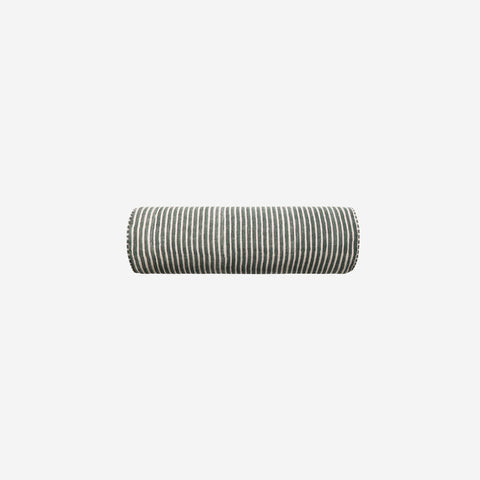 L&M Home Margot Linen Bolster Cushion Jade Cushion LM Home - [store_name]