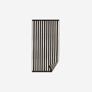 L&M Home Raye Striped Noir Bath Towel Towel LM Home - [store_name]