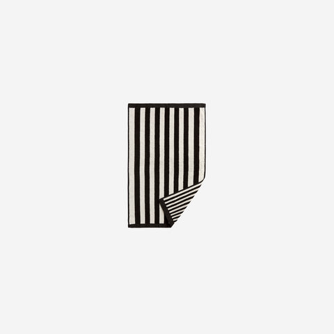 L&M Home Raye Striped Noir Hand Towel Towel LM Home - [store_name]