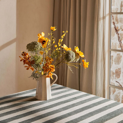L&M Home Riviera Table Cloth Jade Table Cloth LM Home    - [store_name]