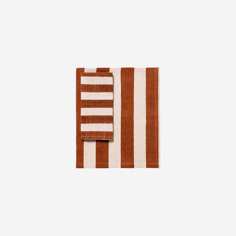 L&M Home Riviera Table Cloth Terracotta Table Cloth LM Home    - [store_name]