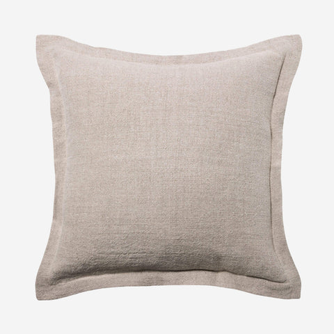 L&M Home Burton Square Linen Cushion Oatmeal Cushion LM Home    - [store_name]