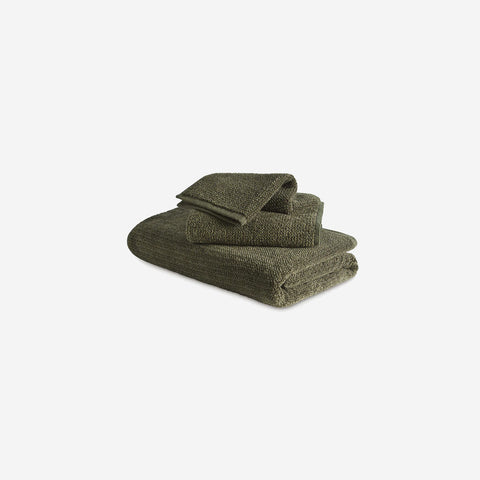 L&M Home Tweed Olive Classic Towel Set Towel LM Home    - [store_name]