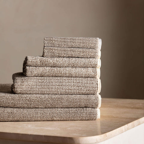 L&M Home Tweed Taupe Classic Towel Set Towel LM Home    - [store_name]