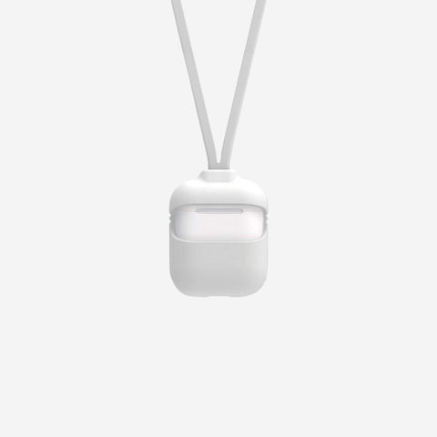 SIMPLE FORM. - Lead Trend Lead Trend Airpod Capsule Case with Strap White - 