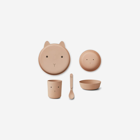 Liewood Brody Junior Eating Set Rabbit Rose Baby Eat & Drink Liewood    - [store_name]