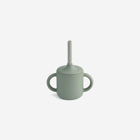 SIMPLE FORM. - Liewood Liewood Cameron Sippy Cup Faune Green Mix - 
