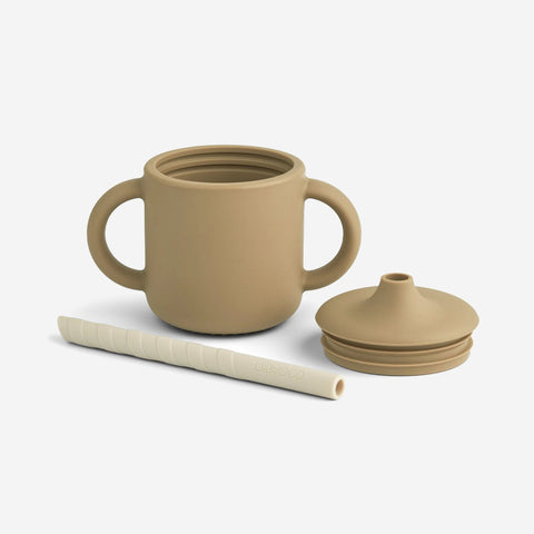 SIMPLE FORM. - Liewood Liewood Cameron Sippy Cup Oat Sandy Mix - 
