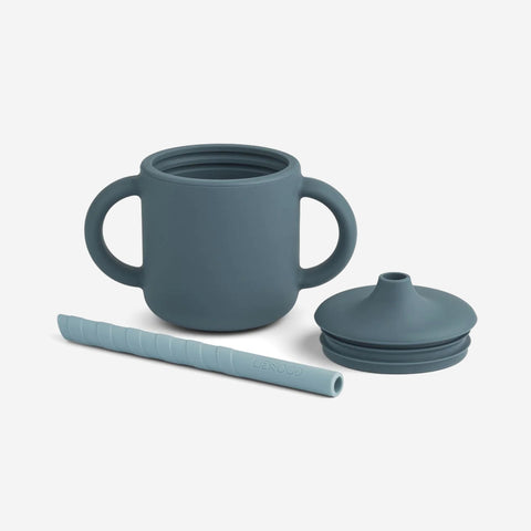 SIMPLE FORM. - Liewood Liewood Cameron Sippy Cup Blue Mix - 