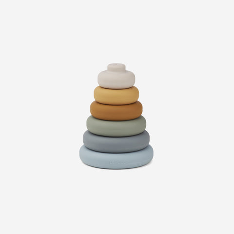 SIMPLE FORM. - Liewood Liewood Dag Stacking Tower Blue Mix - 