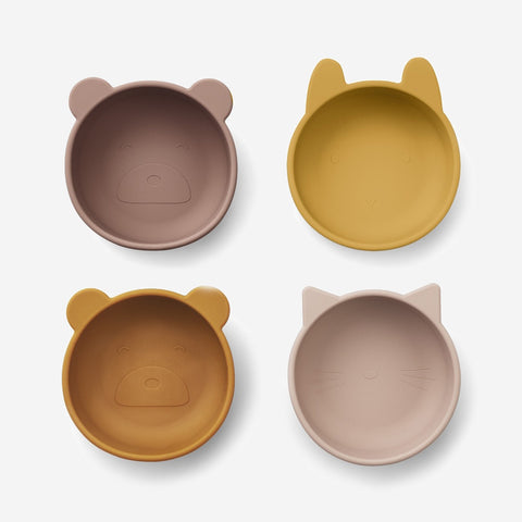 SIMPLE FORM. - Liewood Liewood Iggy Bowls Rose Mix - 
