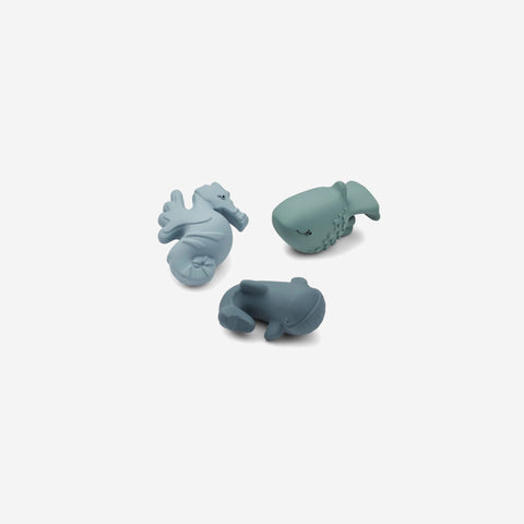 SIMPLE FORM. - Liewood Liewood Nori Bath Toys Whale Blue - 
