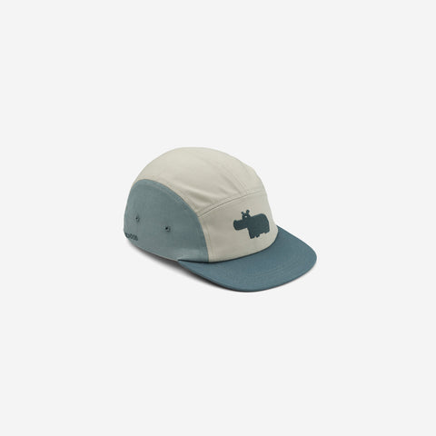 SIMPLE FORM. - Liewood Liewood Rory Cap Hippo Whale Blue - 