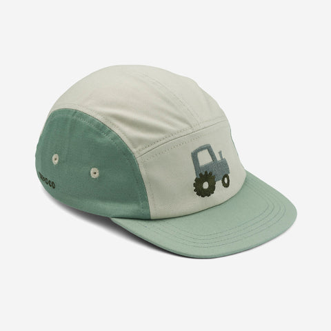 SIMPLE FORM. - Liewood Liewood Rory Cap Tractor Peppermint - 