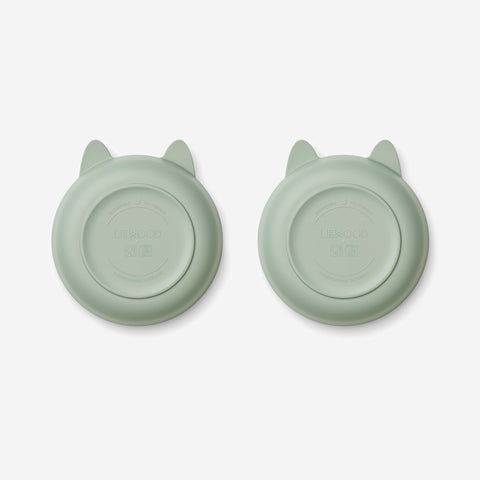SIMPLE FORM. - Liewood Liewood Solina Bowl Pack Rabbit Dusty Mint - 