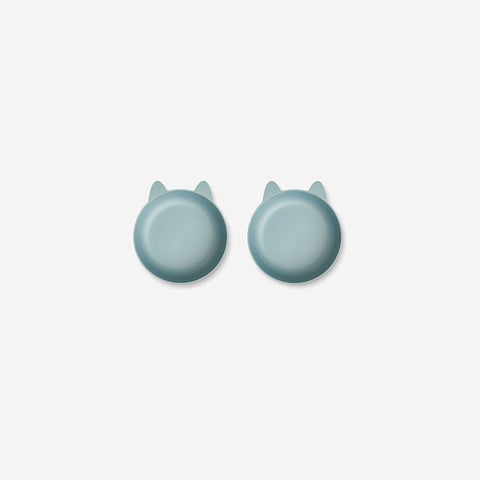 SIMPLE FORM. - Liewood Liewood Solina Bowl Pack Rabbit Sea Blue - 