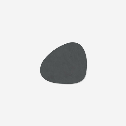 Lind DNA Coaster Curve Leather Nupo Anthracite Coaster Lind DNA - [store_name]