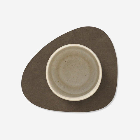 Lind DNA Coaster Curve Leather Nupo Dark Brown Coaster Lind DNA - [store_name]