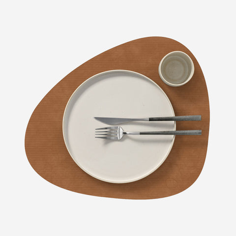 Lind DNA Placemat Curve Leather Nupo Nature Placemat Lind DNA - [store_name]