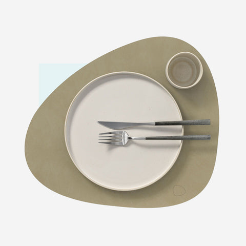 Lind DNA Placemat Curve Leather Nupo Herbal Dust Placemat Lind DNA - [store_name]