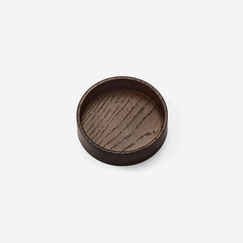 Lind DNA Wood Box Circle Smoked Oak Small Coaster Lind DNA - [store_name]