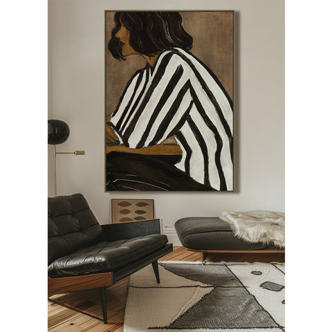 Linear Grace Canvas Artwork Framed Art Gallery - [store_name]
