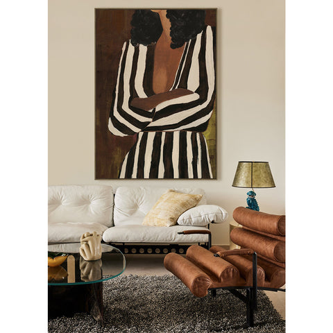 Linear Lady Canvas Artwork Framed Art Gallery - [store_name]