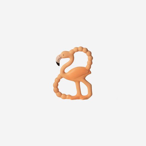 Lingo The Flamingo Mini Baby Teether / Bath Toy Teether Lingo The Flamingo - [store_name]