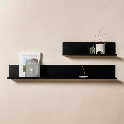 SIMPLE FORM. - Made of Tomorrow Made Of Tomorrow Fold Display Ledge Shelf Black Short - 