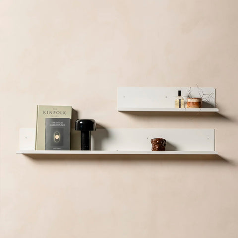 SIMPLE FORM. - Made of Tomorrow Made Of Tomorrow Fold Display Ledge Shelf White Long - 
